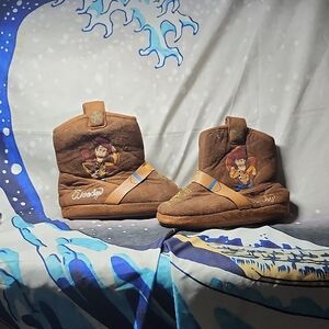 Disney Brown Woody Slippers for Kids